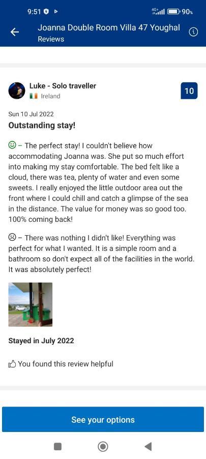 Joanna'S Studio , Key Locker By Whatsapp Own Entrance, Own Bathroom Youghal Kültér fotó